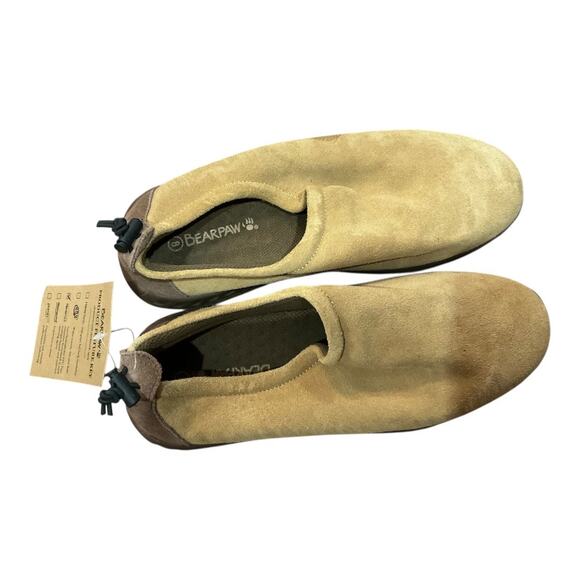 Bearpaw Jack Slipper Men Tan 8 NWT